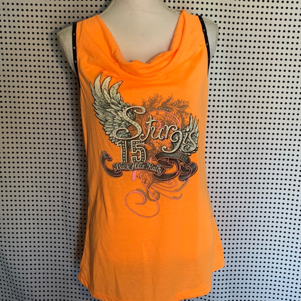Bikers Club Sturgis 2015 Lace-Up Tank Top